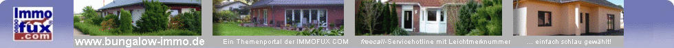 Bungalow - Immobilien auf IMMOFUX-Preetz